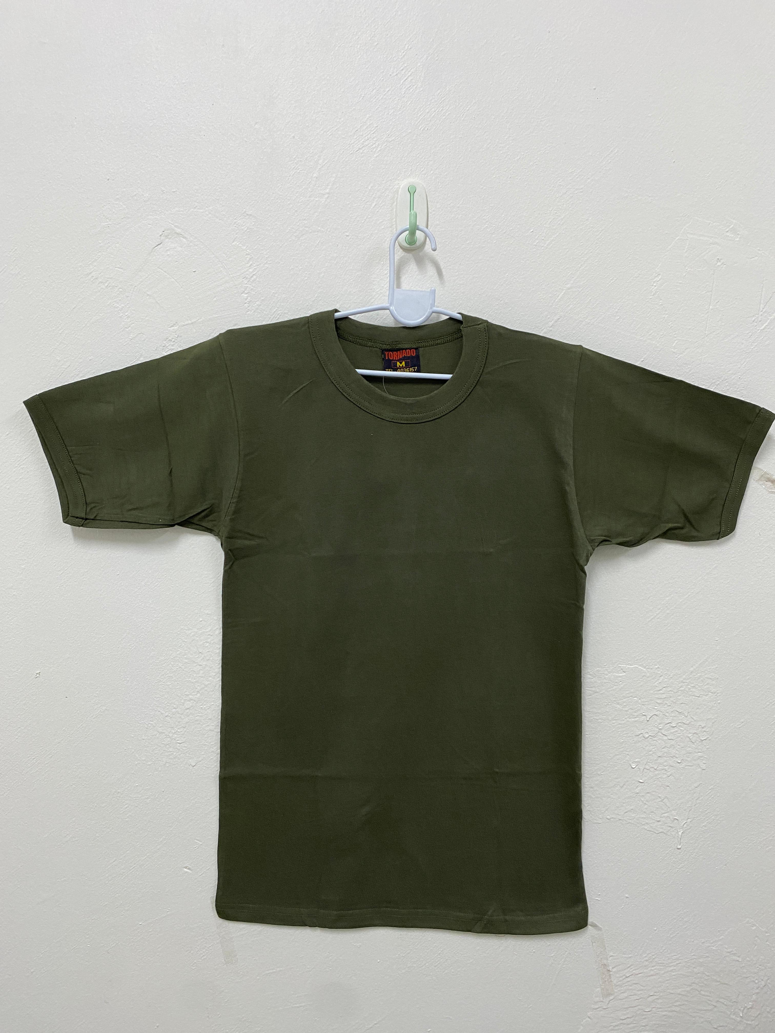 تيشيرت سادةأخضر غامق