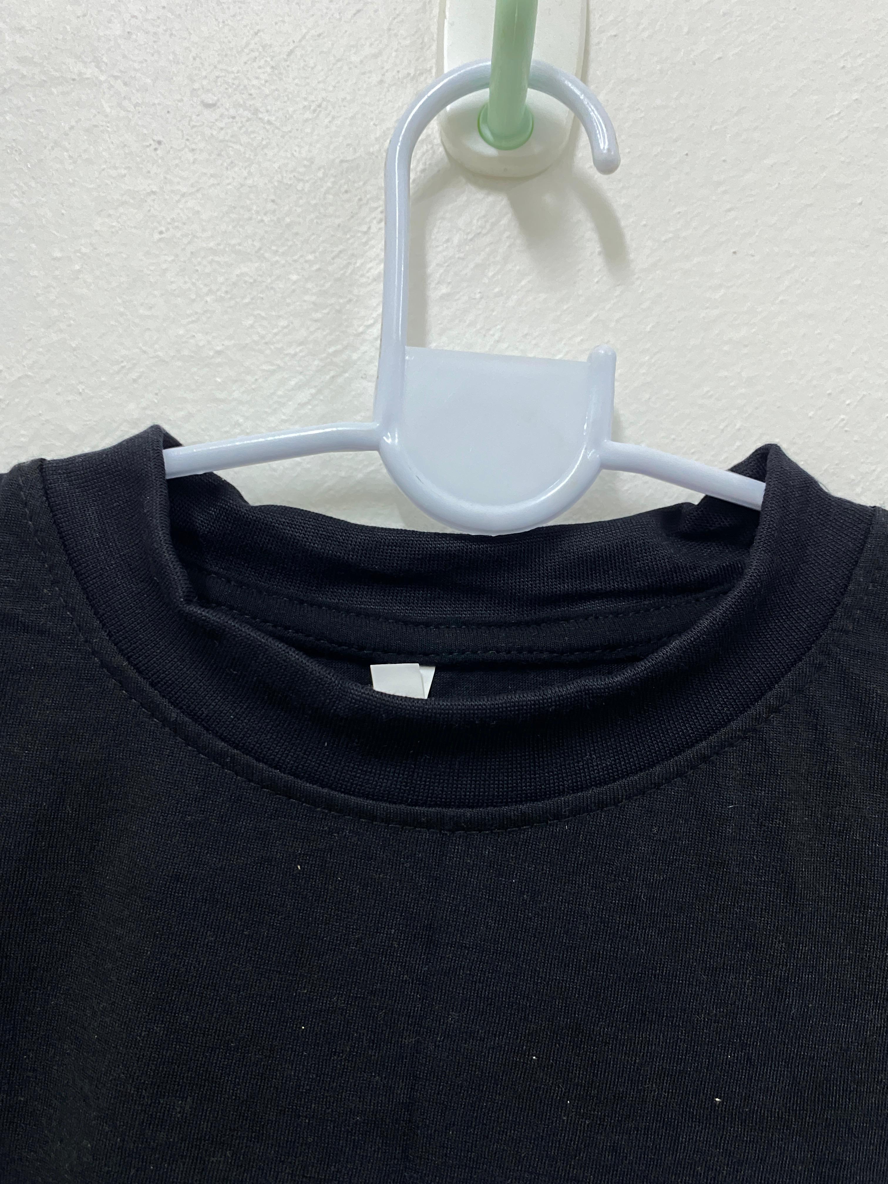 تيشيرت سادة أسود