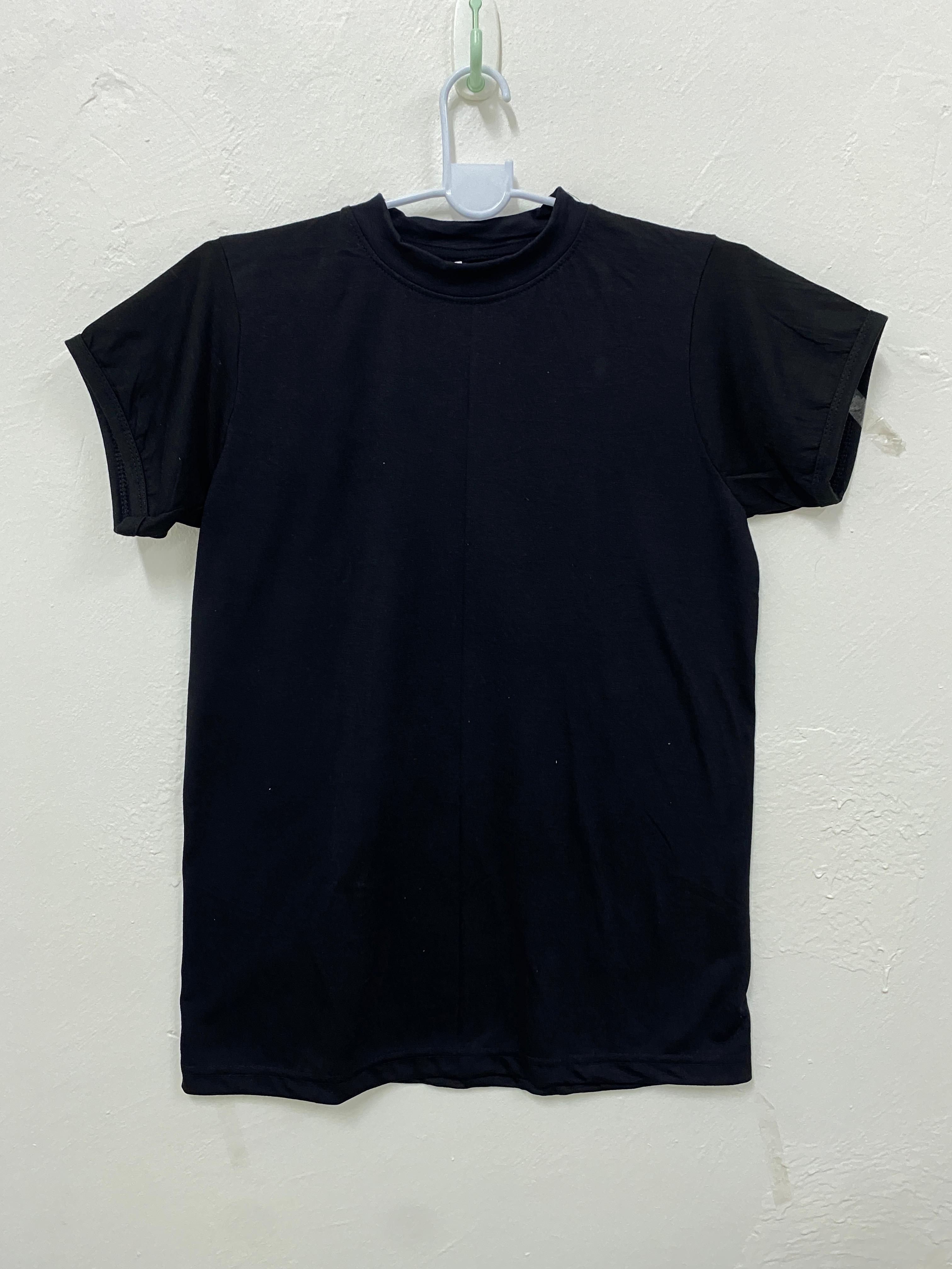 تيشيرت سادة أسود