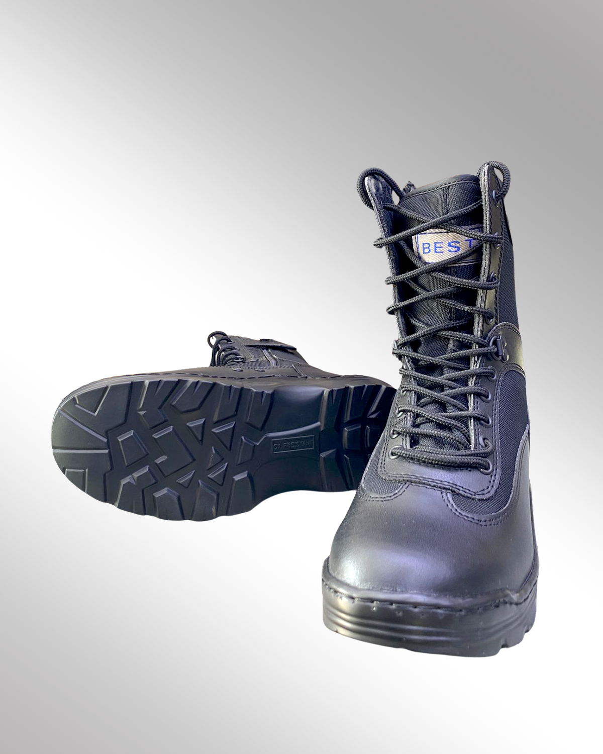 بسطار رجالي أسود – قوي ومريح