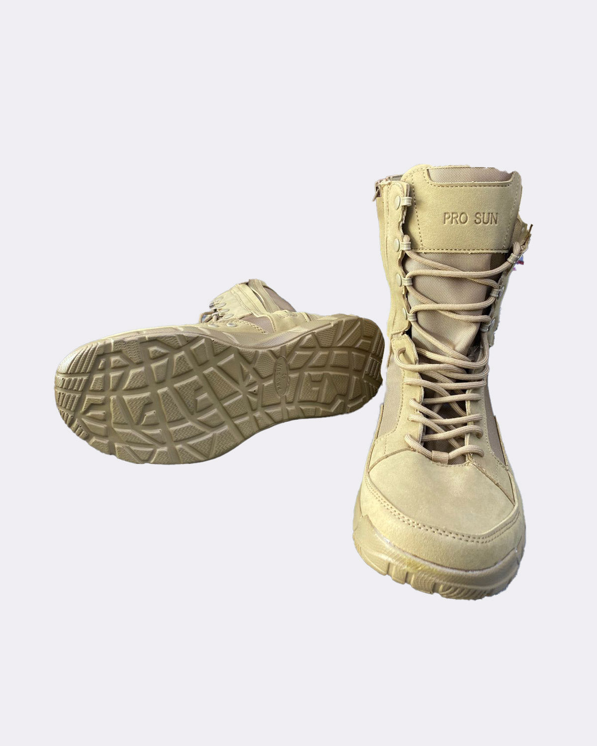 بسطار برو صن التكتيكي العسكري – لون صحراوي – صنع في الصين